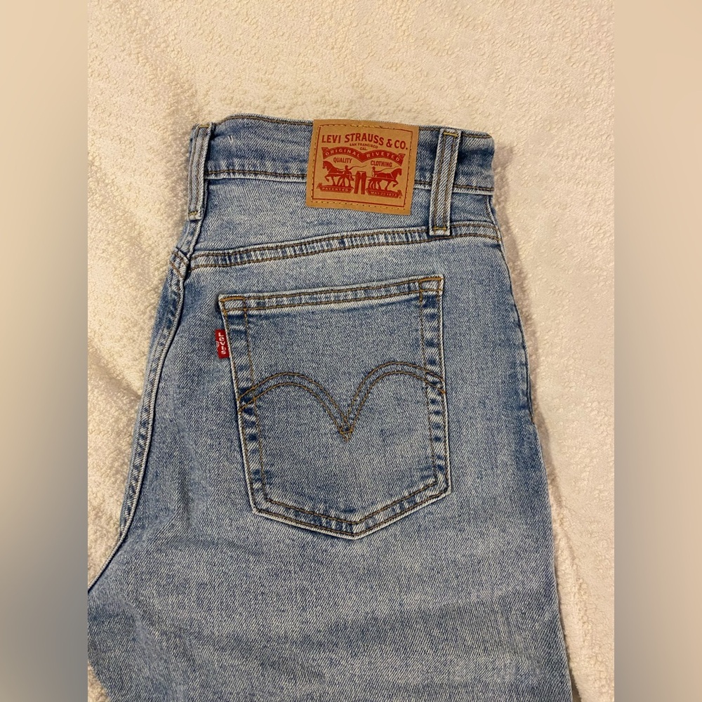 Levi's Light Blue Straight Leg Jeans